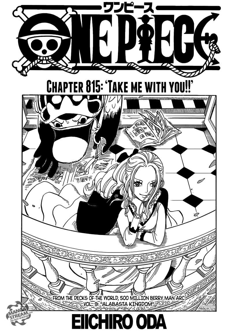 One Piece Chapter 815 1